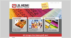 Desktop Screenshot of ibheim.de