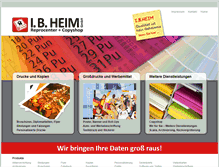 Tablet Screenshot of ibheim.de